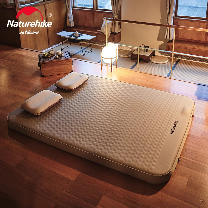 Matelas de Camping Gonflable Double 12cm - détail du matériau