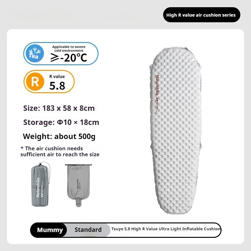 Matelas de camping gonflable isolant utilisation en camping