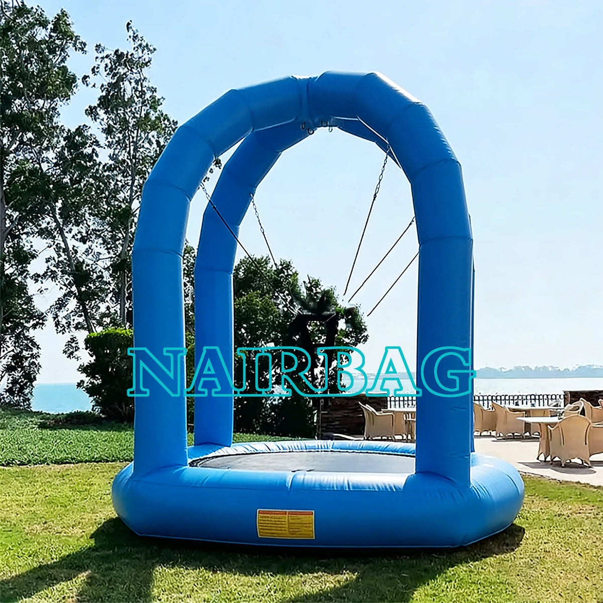 Trampoline gonflable saut élastique pour location extérieure