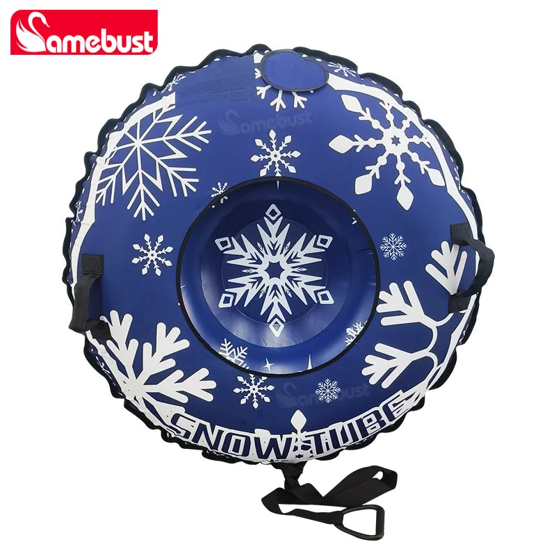 Anneau ski tube gonflable utilisation famille montagne
