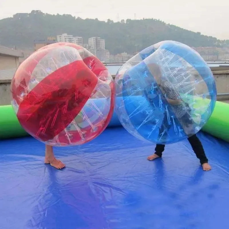 Zorb ball gonflable orange football à bulles