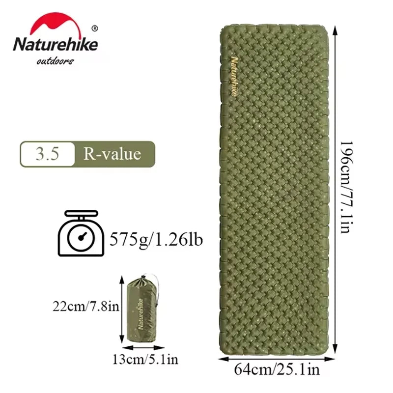 Matelas gonflable pour bivouac