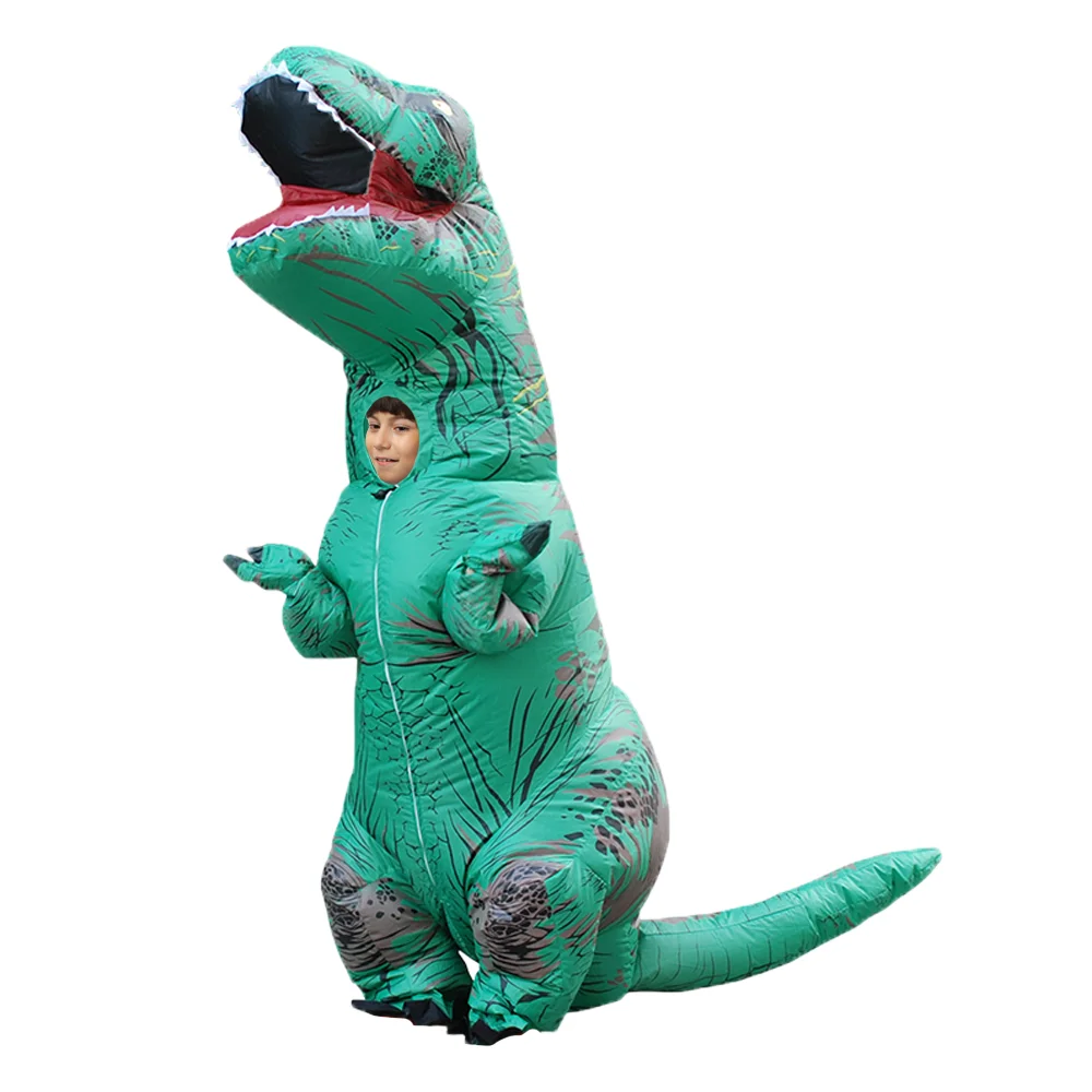 Costume gonflable dinosaure mascotte famille assortie