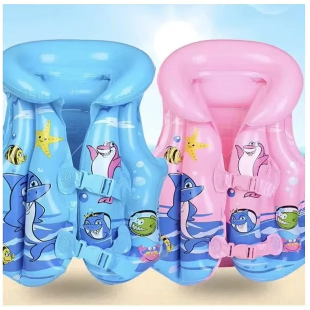Accessoire Gonflable Gilet Sauvetage Enfant Plage - vue de dos