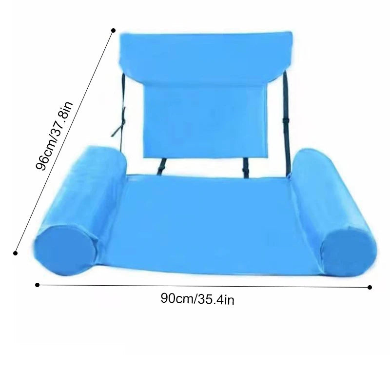 Bouée Gonflable Chaise Longue Pliable en situation extérieure