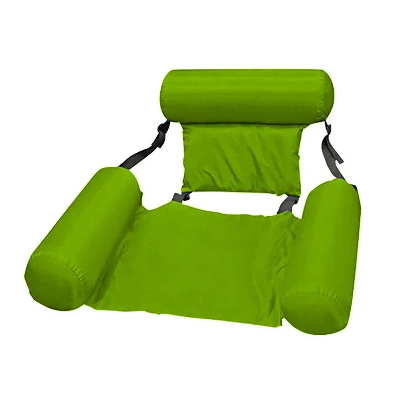 Bouée gonflable chaise longue piscine gonflée et prête à l'usage