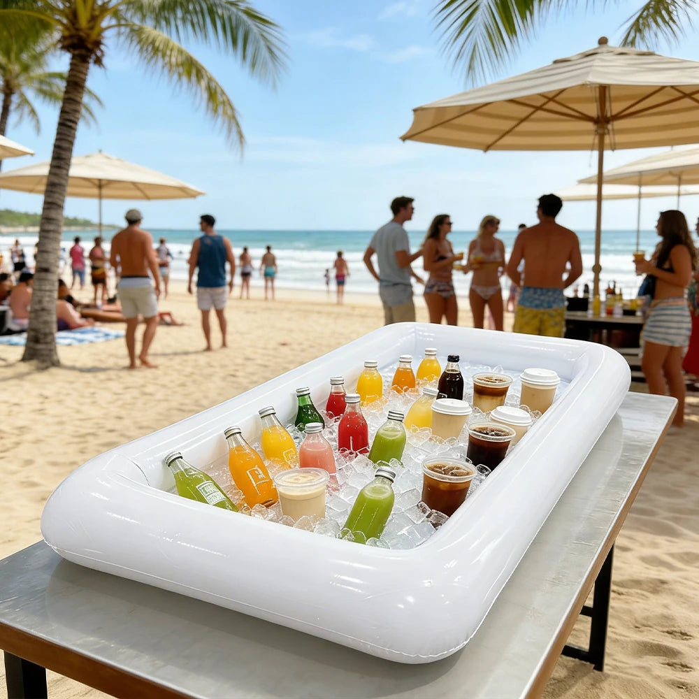 Bar gonflable piscine plateau rafraîchisseur flottant en PVC