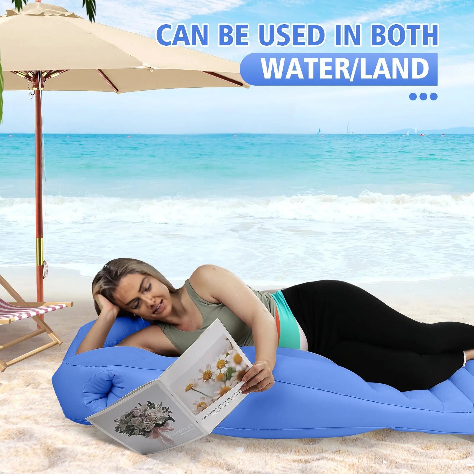 Matelas Gonflable Soutien Maternité - détail du matériau