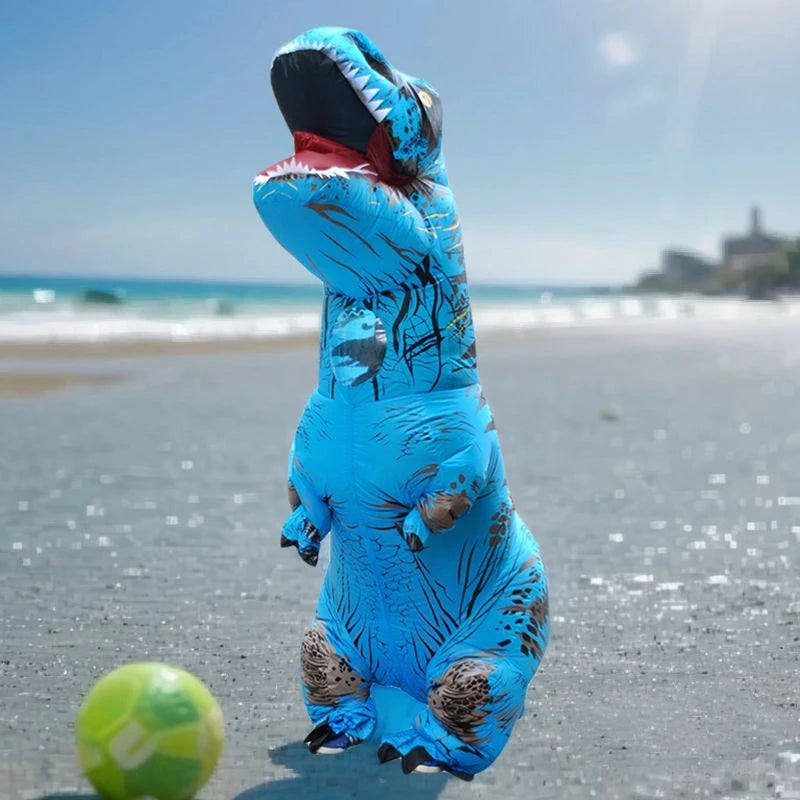 Costume gonflable dinosaure enfant cosplay