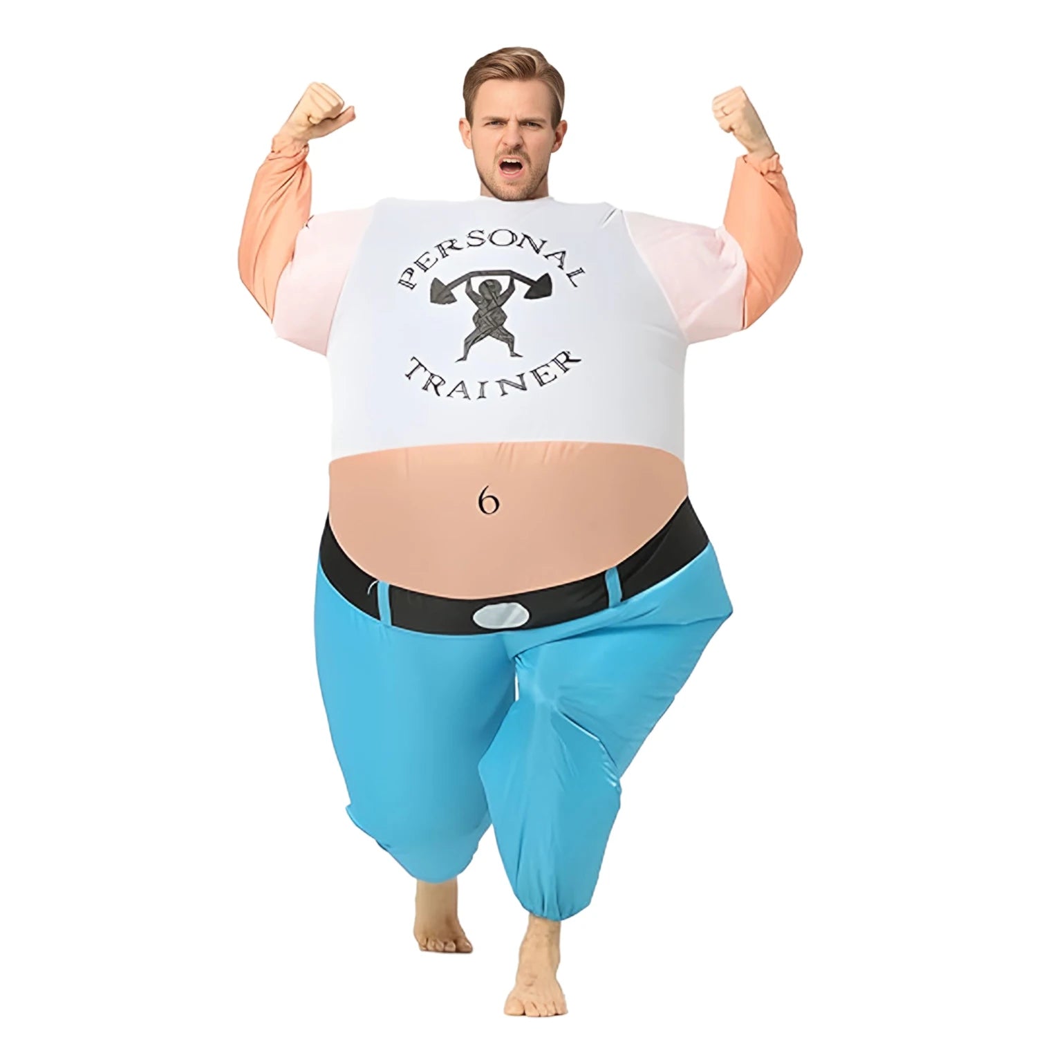 Costume gonflable Popeye adulte vue de face