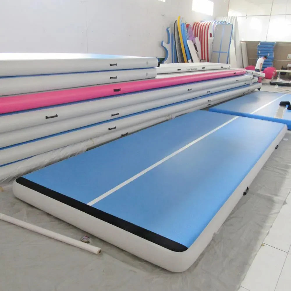 Tapis gonflable gymnastique surface PVC