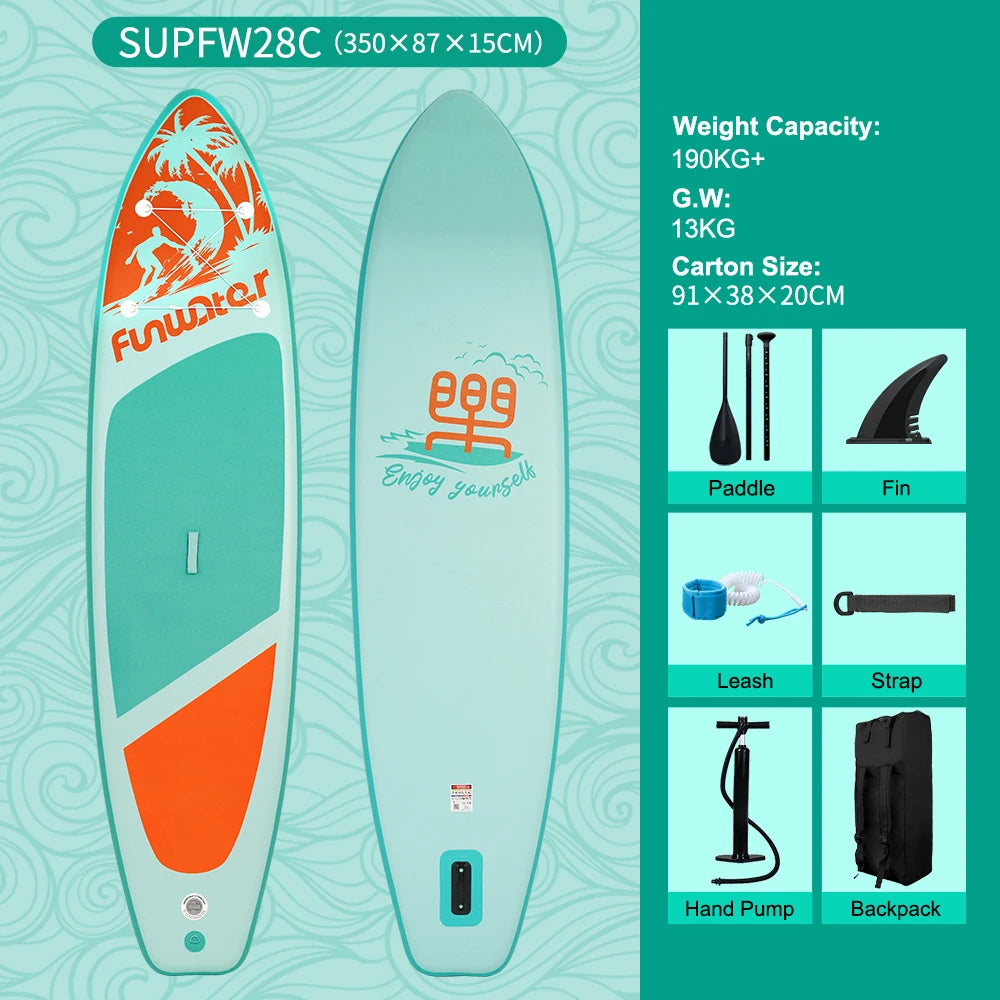 Stand up paddle gonflable prêt à l'usage