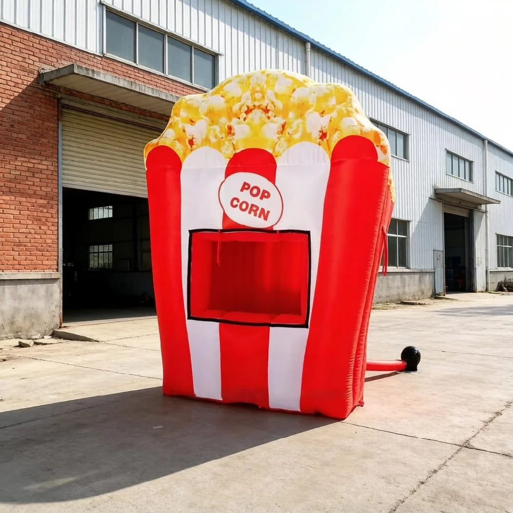 Stand gonflable Popcorn pour fête d'anniversaire