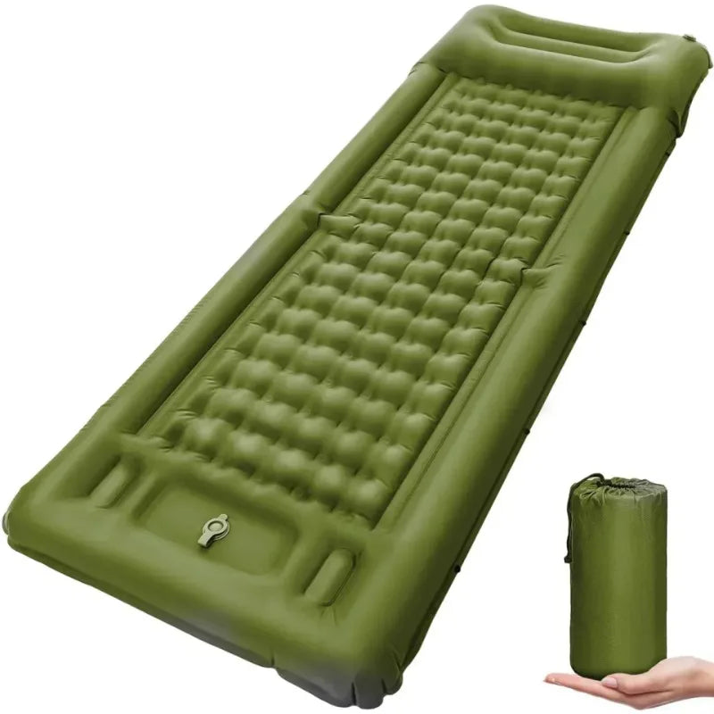 Vue d'ensemble du tapis de couchage gonflable ultraléger