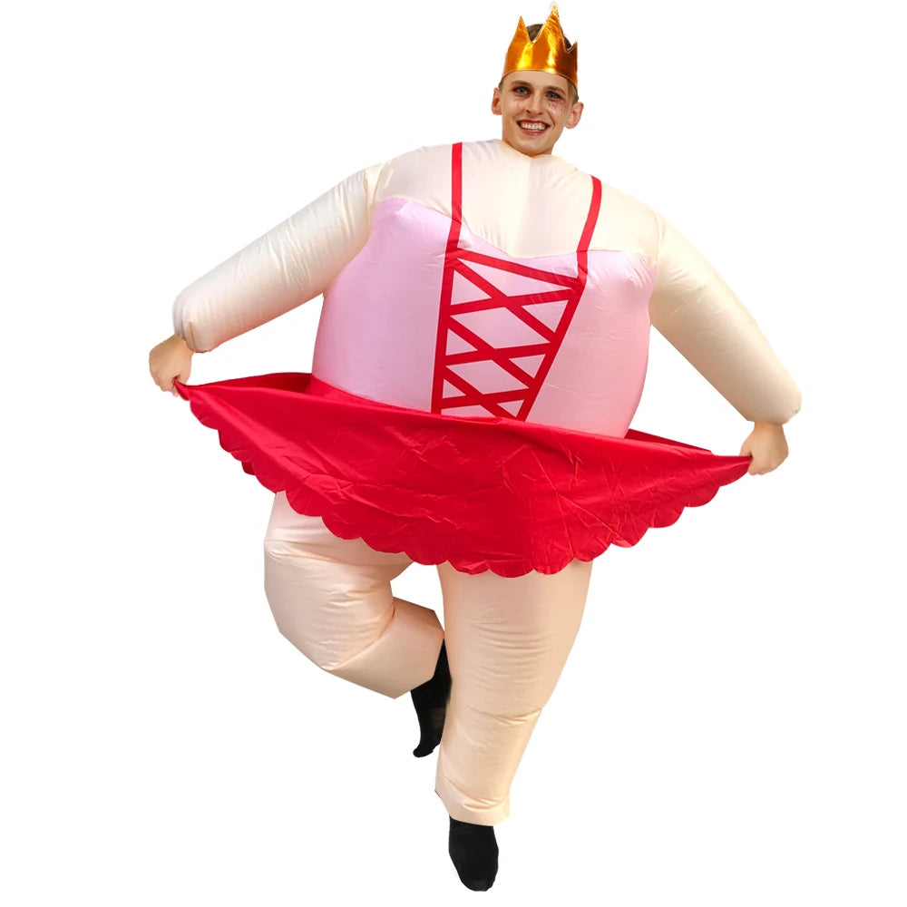 Tenue gonflable lutteur fête anniversaire