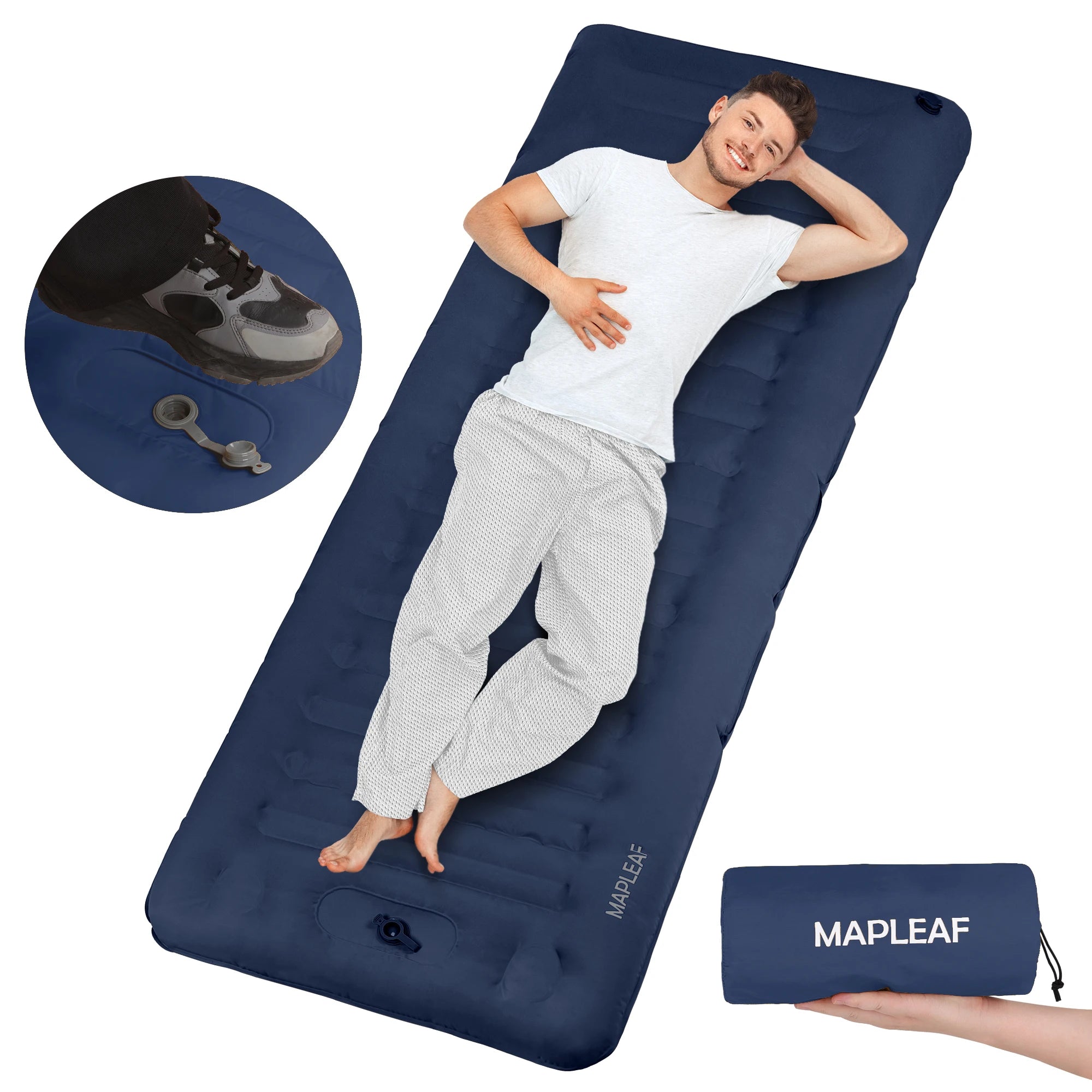 Matelas gonflable pour voyage et plein air
