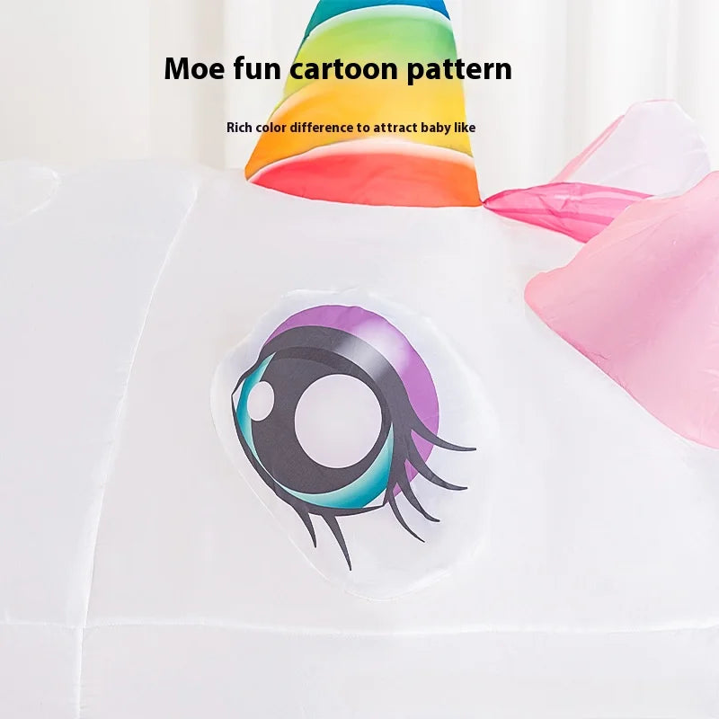 Détail du tissu résistant du château gonflable enfant