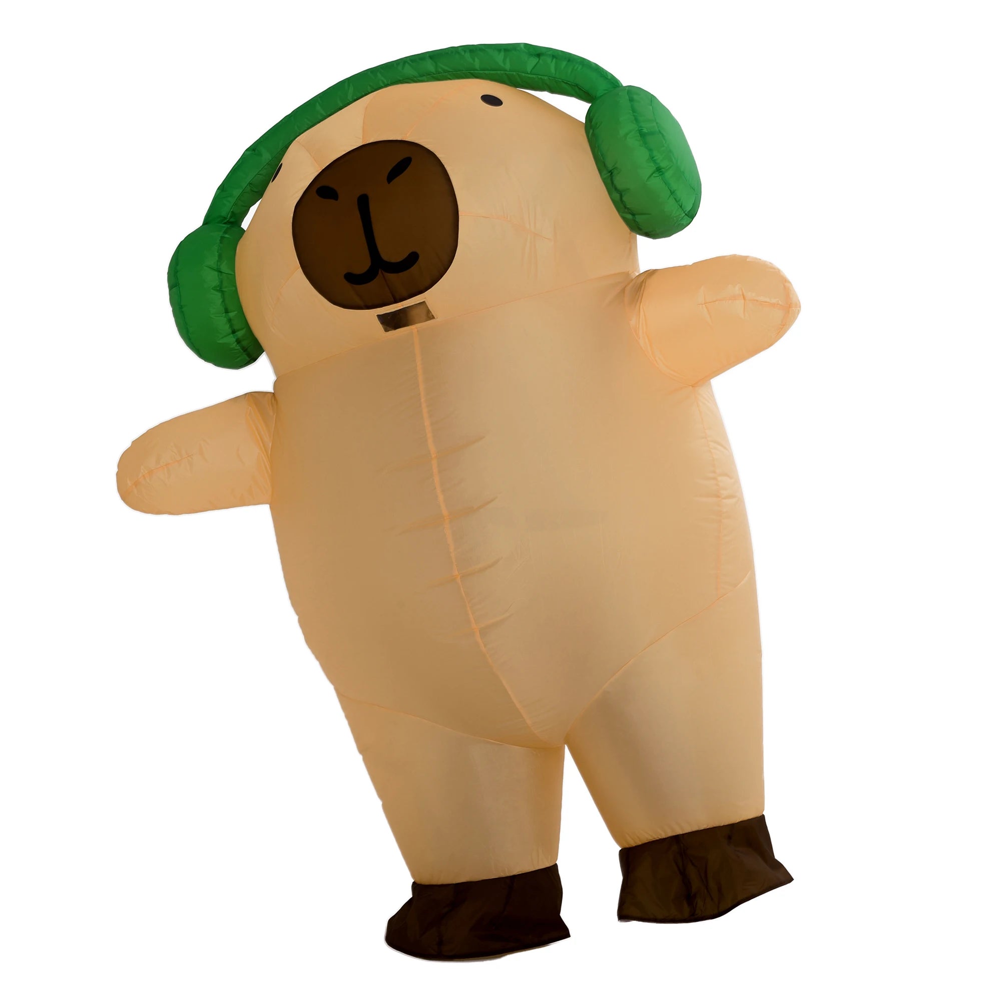 Costume capybara gonflable carnaval tendance virale