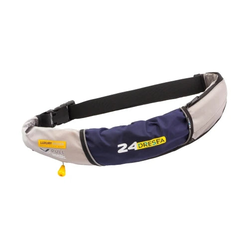 Ceinture de flottaison gonflable portée en canoë