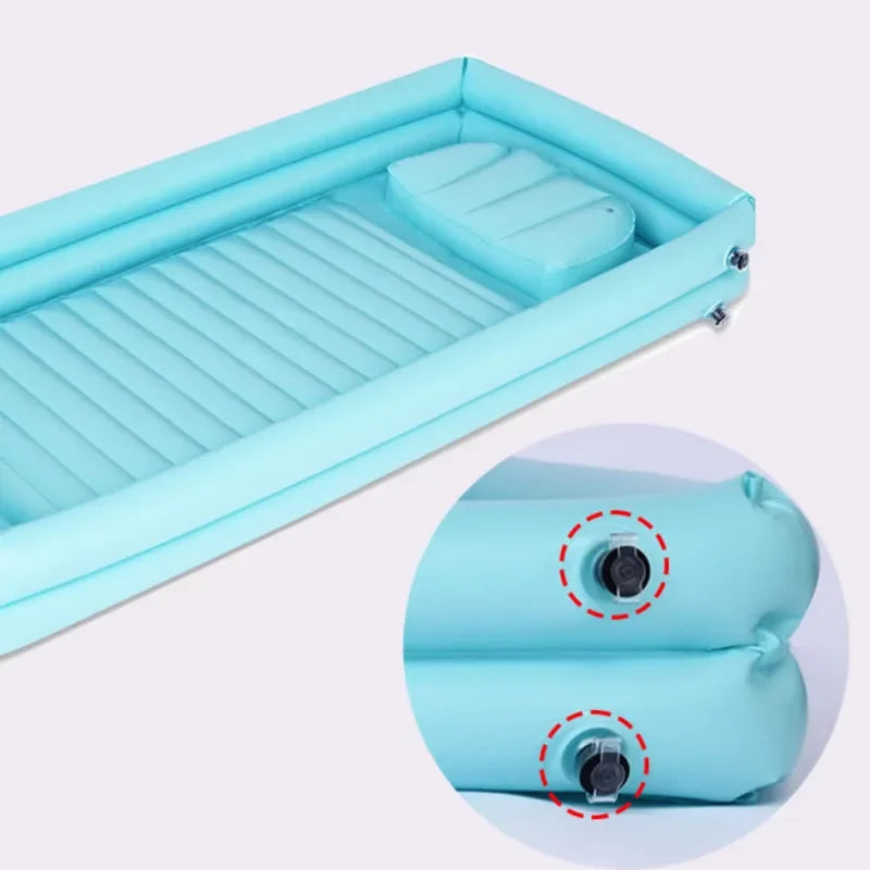 Utilisation du sac à eau gonflable après la piscine