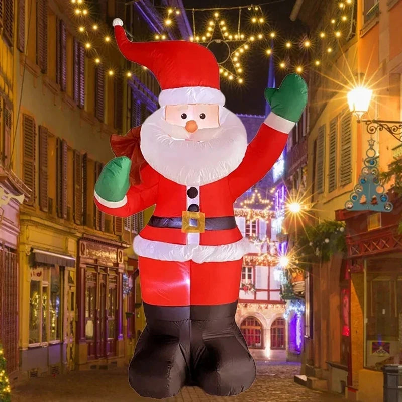 Décoration Noël gonflable bonhomme de neige LED extérieur