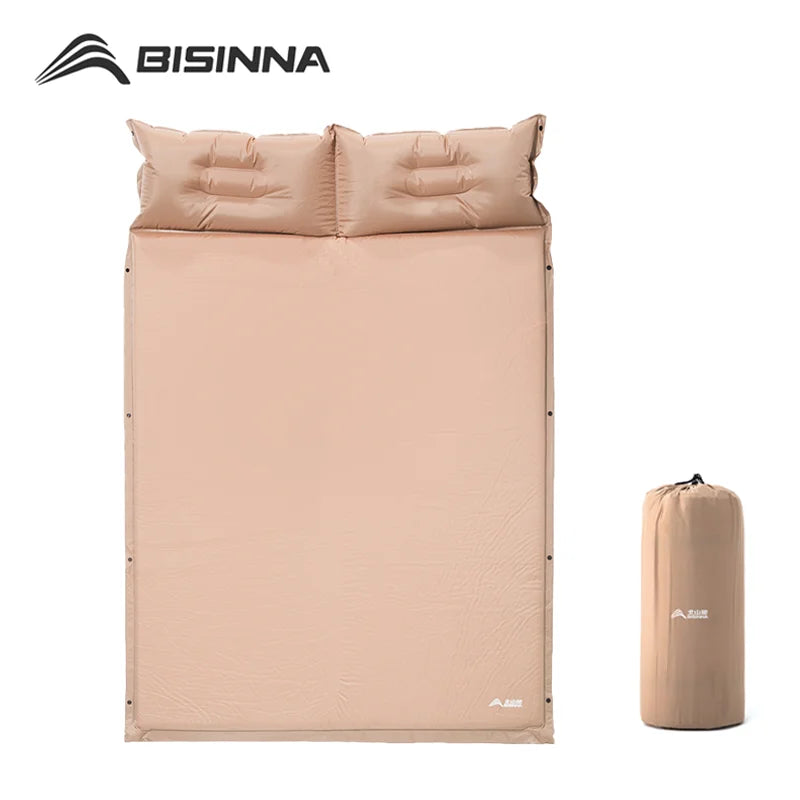 Tapis de couchage gonflable assemblable pour deux places