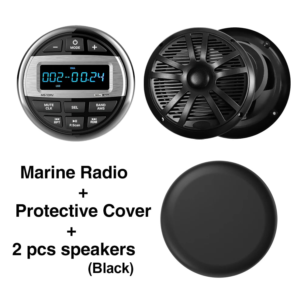 Fixation de la radio Bluetooth marine étanche