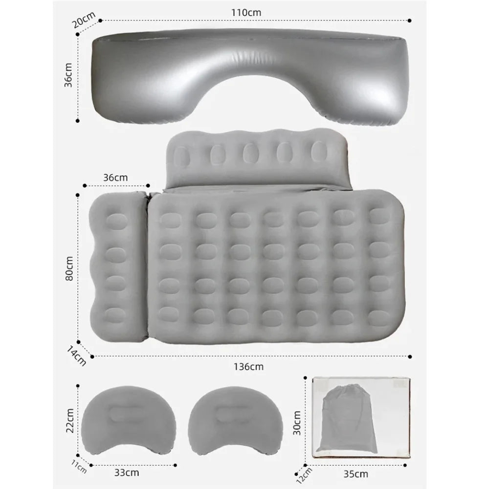 Lit gonflable voiture universel compatible berline monospace