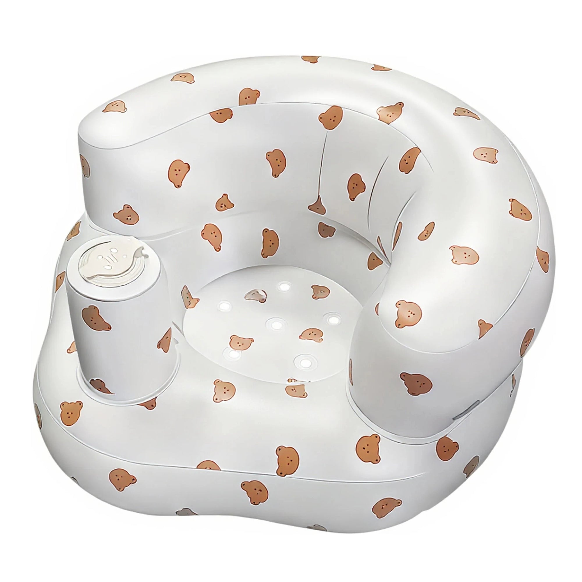 Accessoire gonflable siège de bain bébé installation