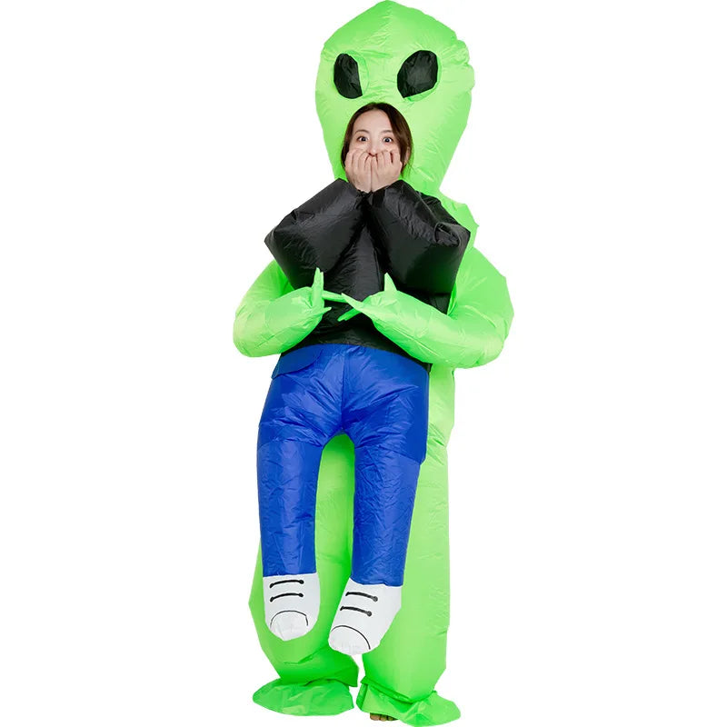 Détail du costume gonflable Extraterrestre