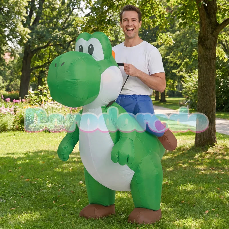 Costume gonflable Yoshi idéal pour carnaval et cosplay