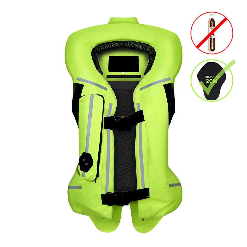 Gilet airbag moto emballé prêt à expédier