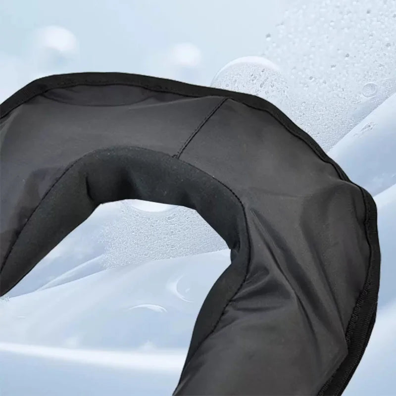 Accessoire Gonflable Gilet Sauvetage Professionnel - gros plan sur le matériau