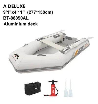 Structure du bateau gonflable sport vue de dessus