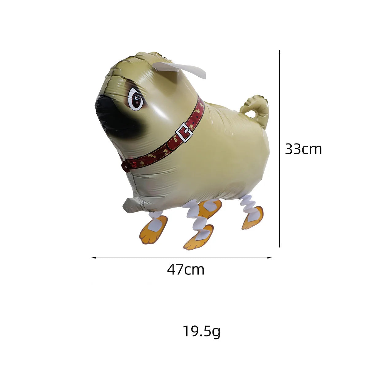 Ballon aluminium marchant gonflable personnage fête original