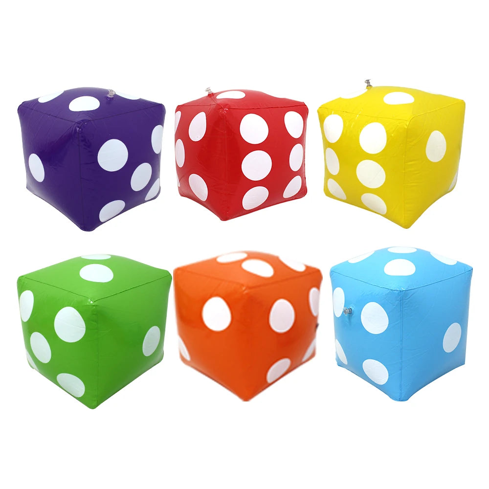 Accessoire gonflable dés 30cm résistants PVC