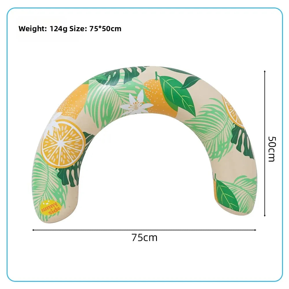 Tube gonflable flottant piscine, facile à gonfler