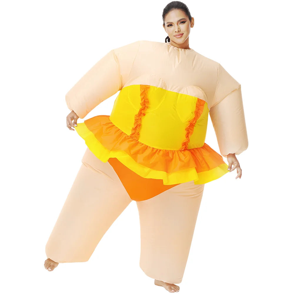 Déguisement ballet gonflable carnaval adulte