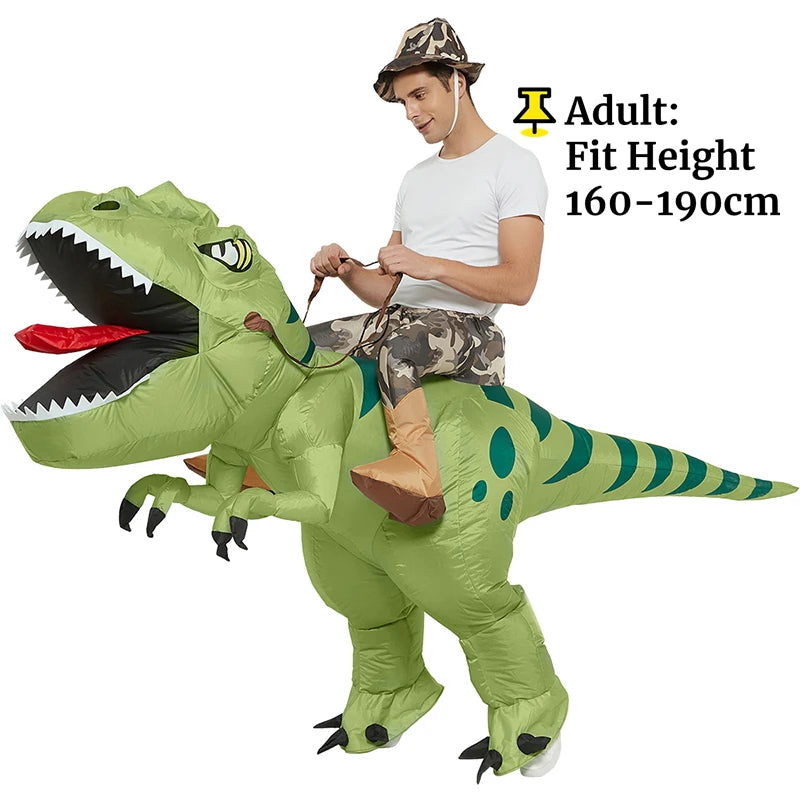 Costume gonflable dinosaure enfant 120-145 cm