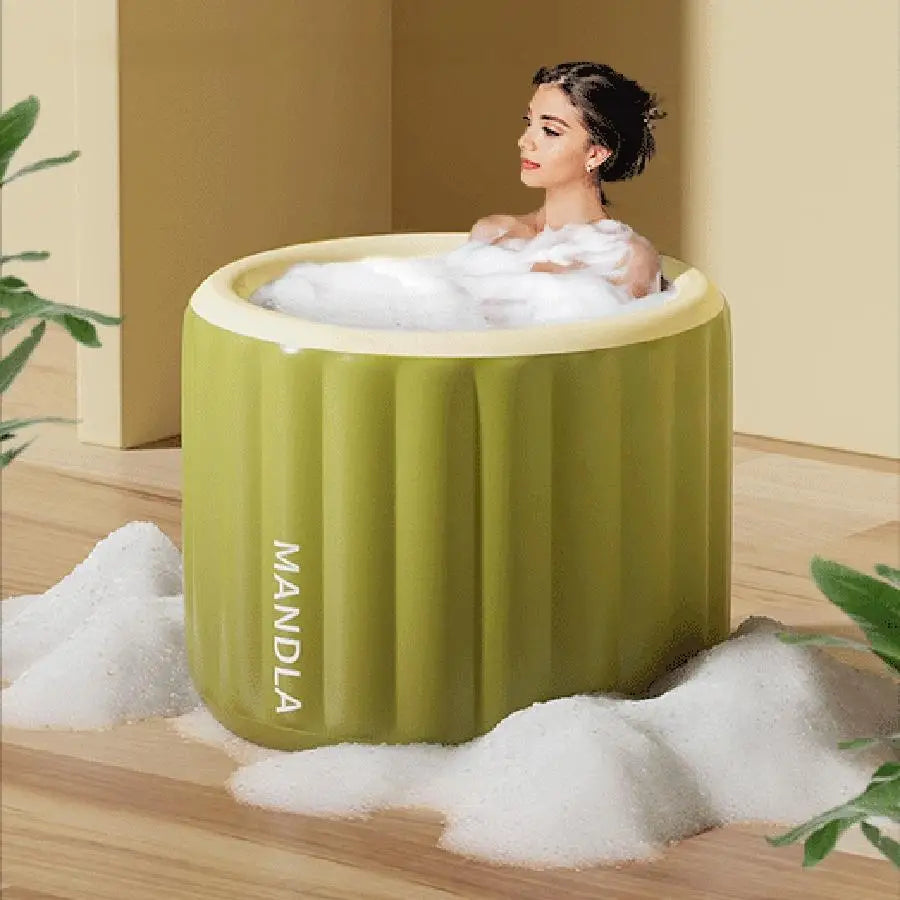 Baignoire gonflable familiale détail du matériau