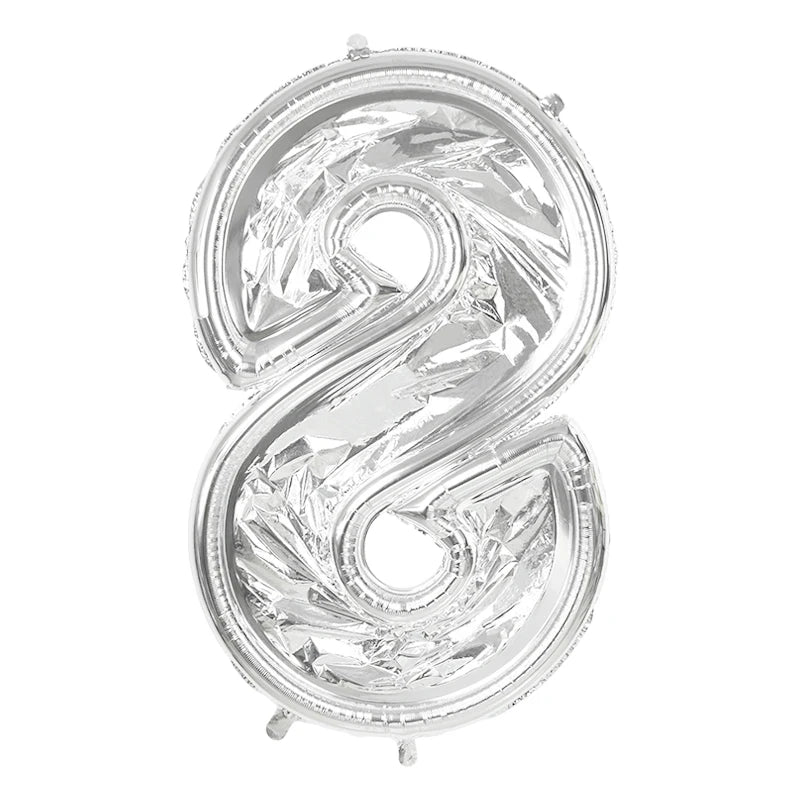 Ballon gonflable chiffre pour décoration du nouvel an