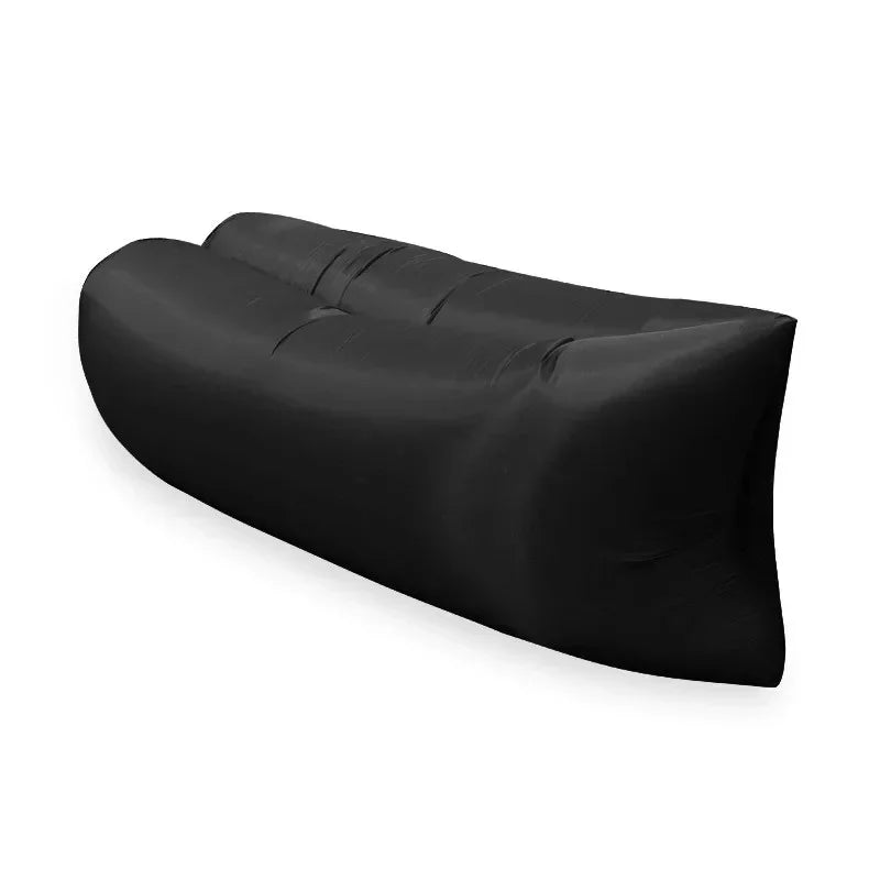 Chaise longue gonflable coloris bleu
