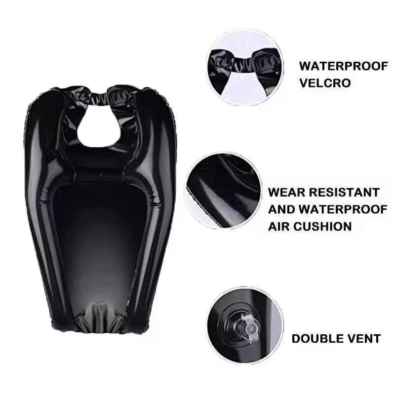 Coussin de Shampoing Gonflable Confort - détail du matériau