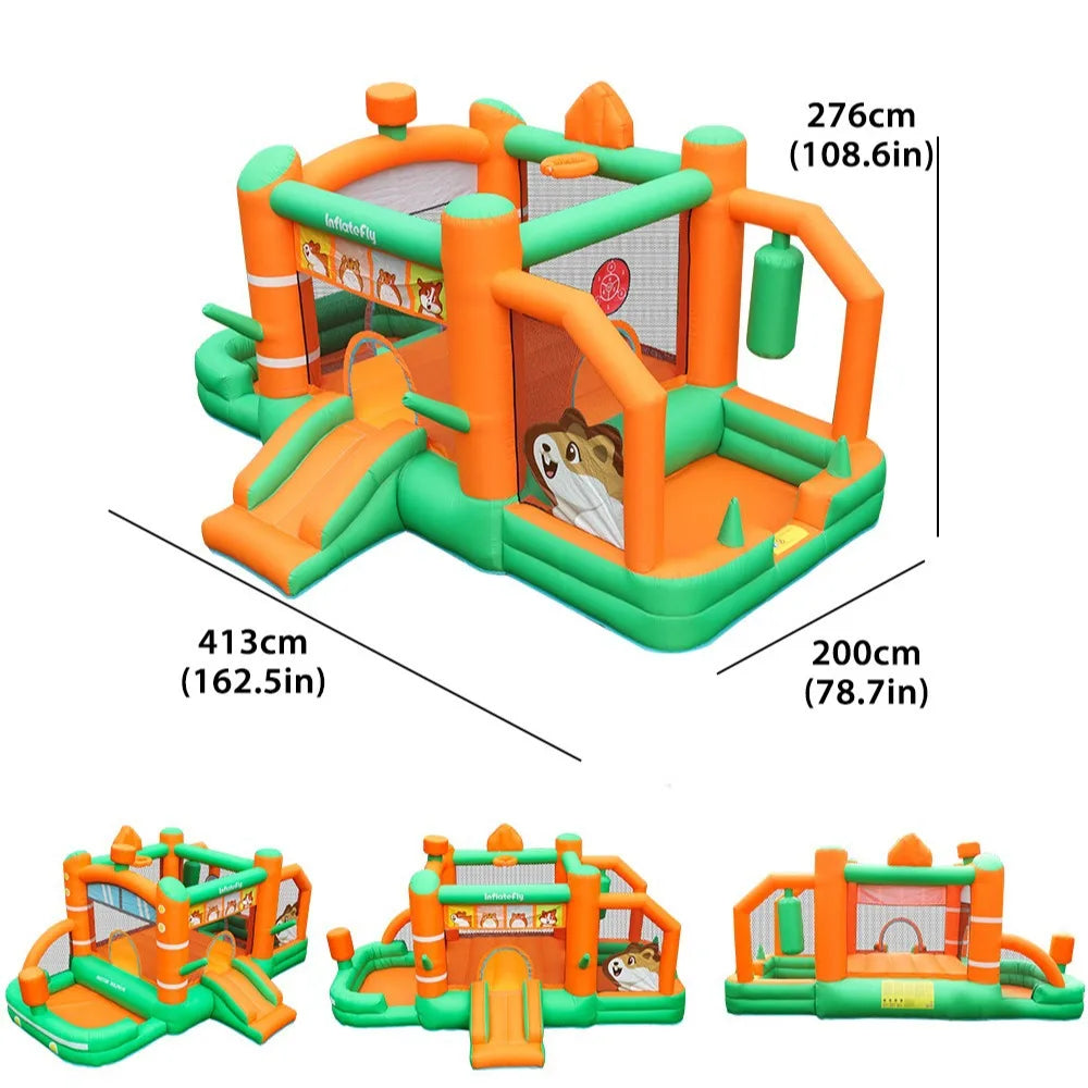 Château gonflable structure nylon résistante