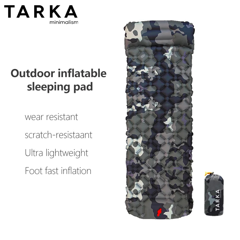 Rangement compact du tapis gonflable ultraléger