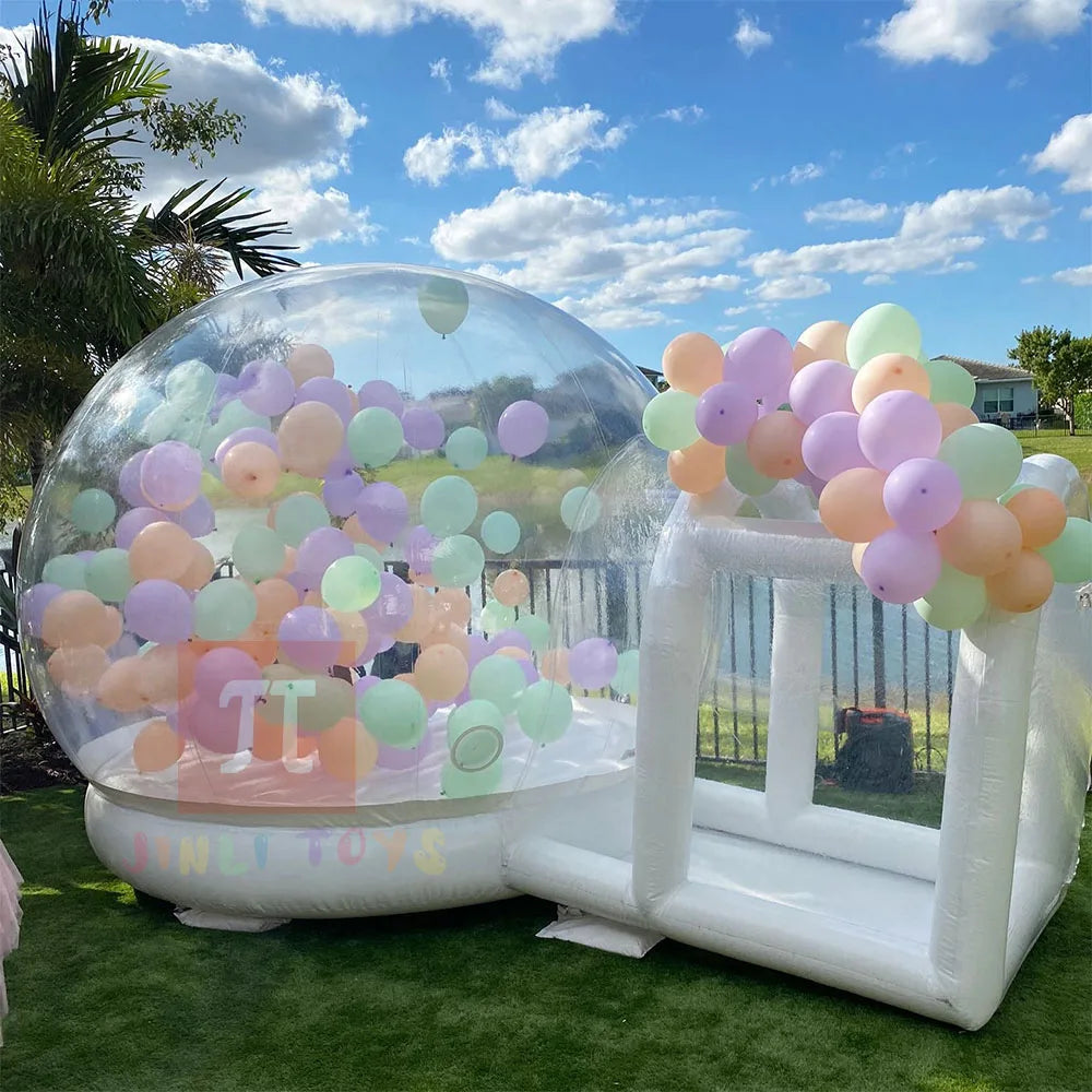 Château trampoline gonflable 2,5 m jardin anniversaire