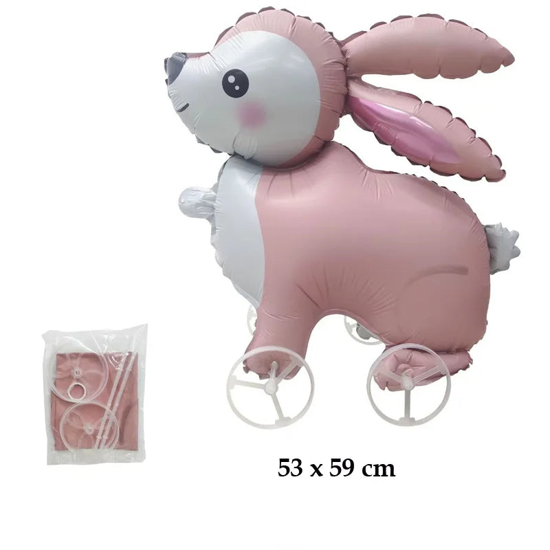 Ballon Gonflable Animal Marchant Roulettes