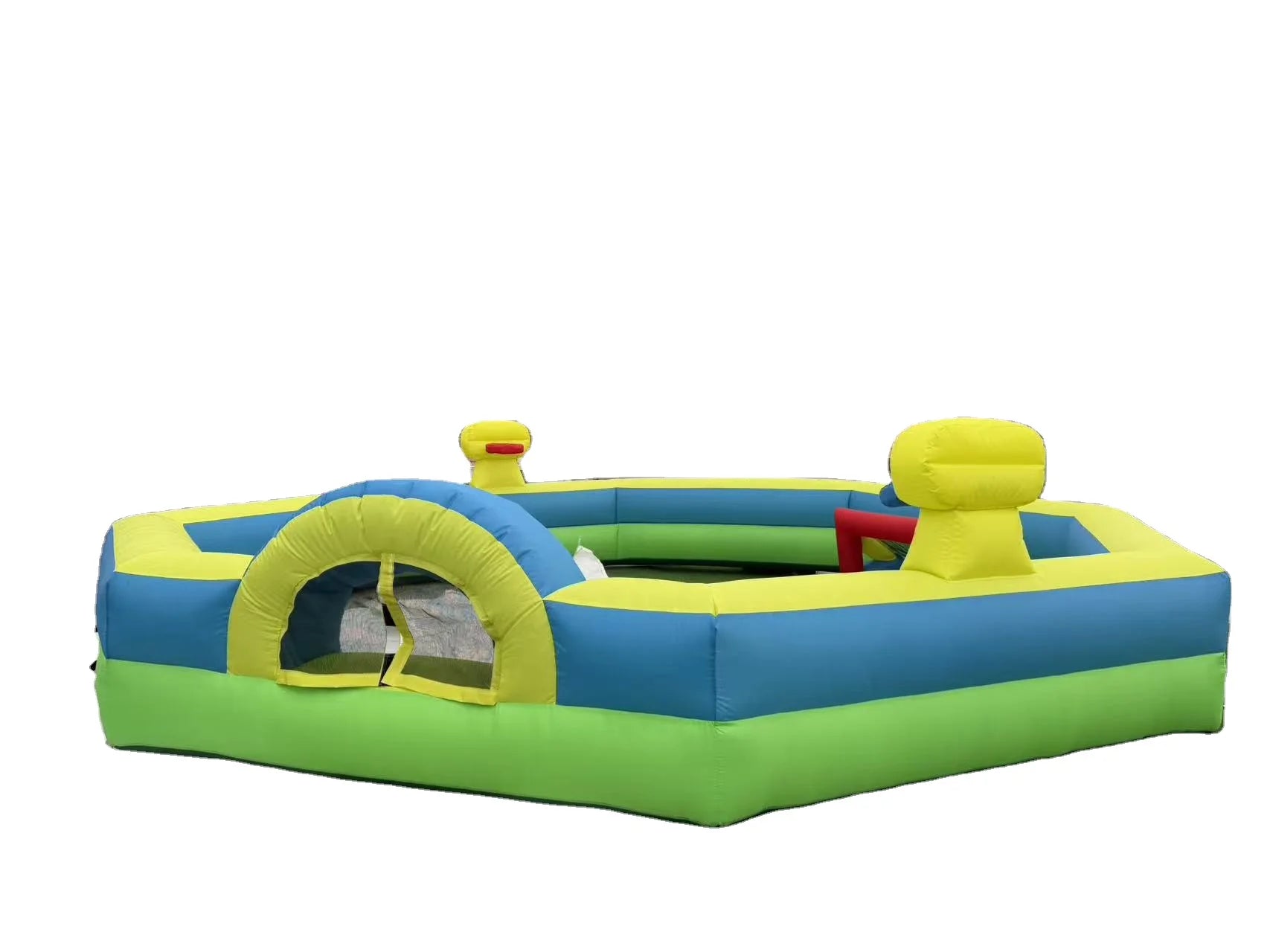 Aire de jeux gonflable complète avec kit de réparation