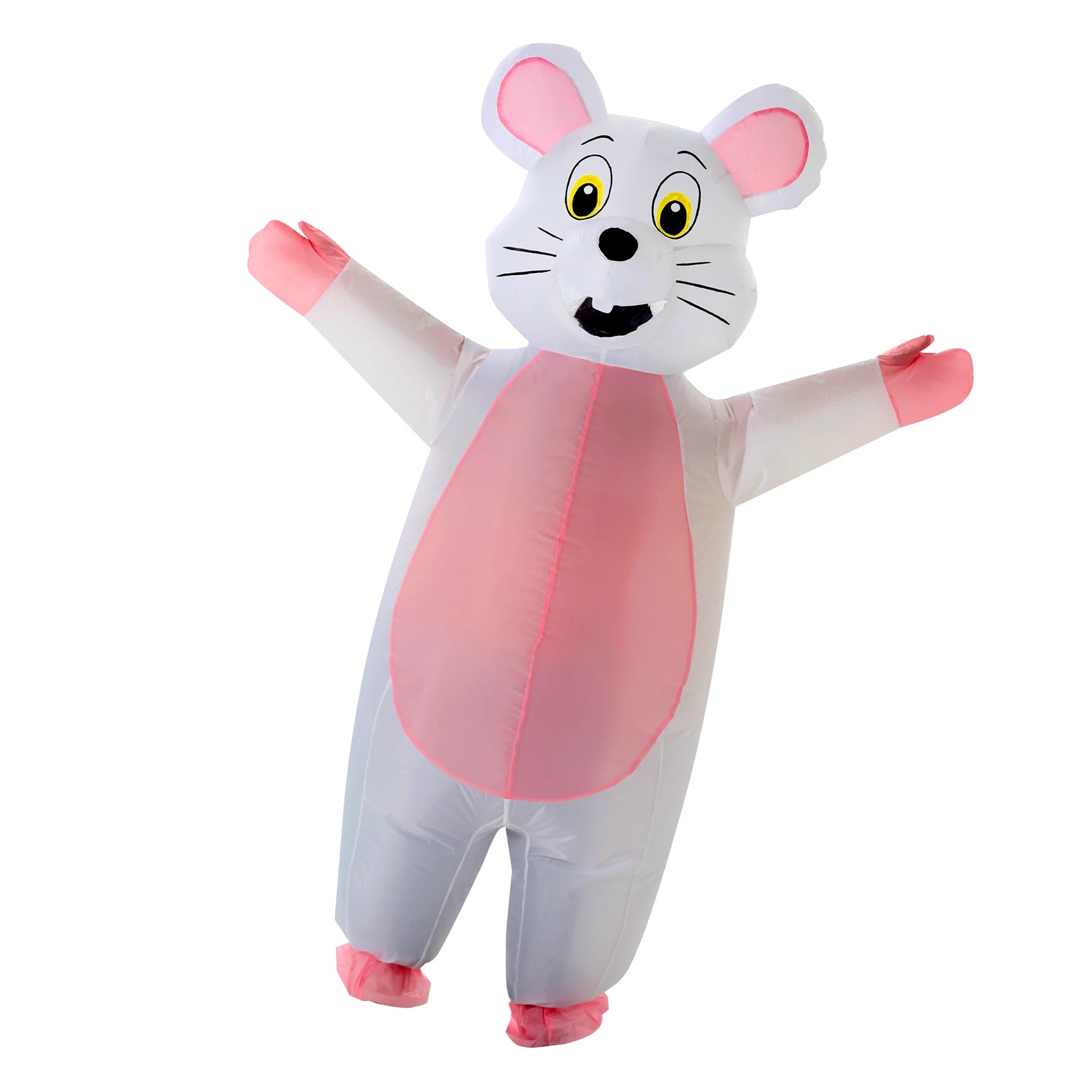 Costume gonflable souris blanche adulte Halloween