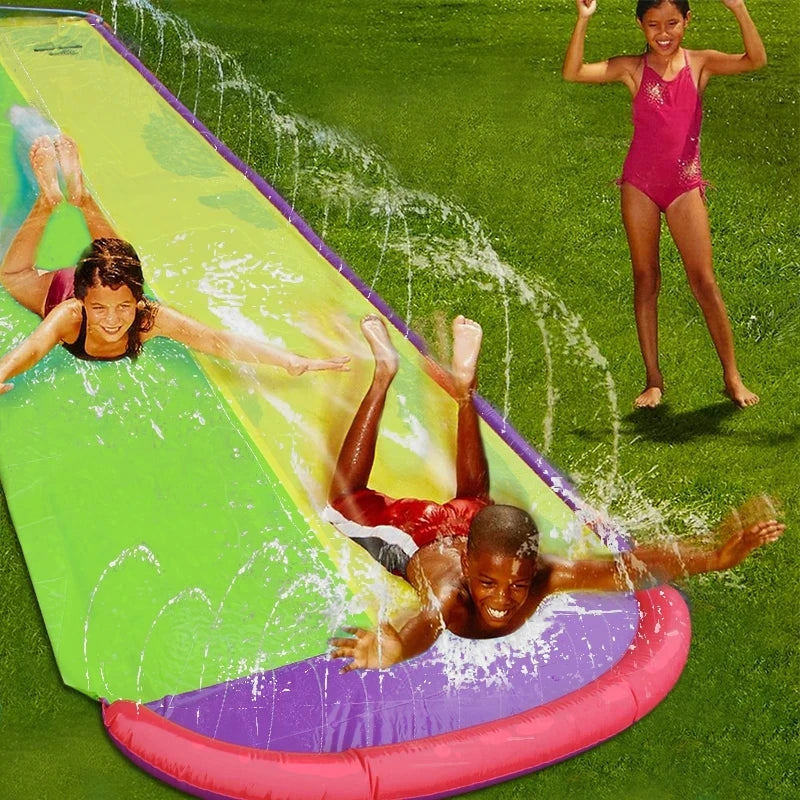 Toboggan aquatique gonflable modèle 1 plein air